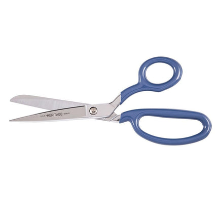 Klein Tools 208LR-BLU-P Bent Trimmer with Large Ring, Blue Coating, 9-Inch