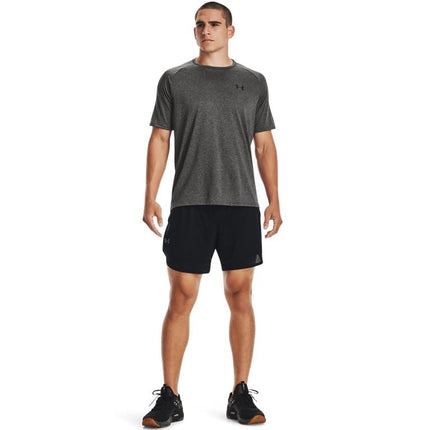 Under Armour Mens Tech 2.0 Short Sleeve T-Shirt, Carbon Heather/Black, 4XL Big