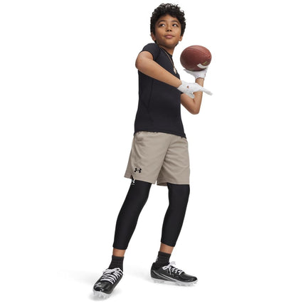 Under Armour Boy's UA HG Armour SS Shirt Black