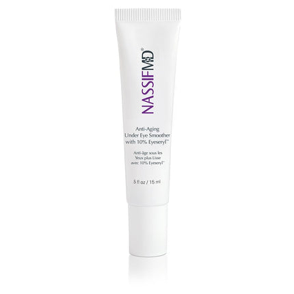 NassifMD Crema para Contorno de Ojos - Crema Iluminadora para el Cuidado de los Ojos, Crema Antiarrugas para Ojos (0.5 fl oz)