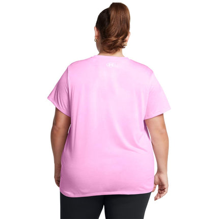 Under Armour Womens Tech Twist T-Shirt Stellar Pink M