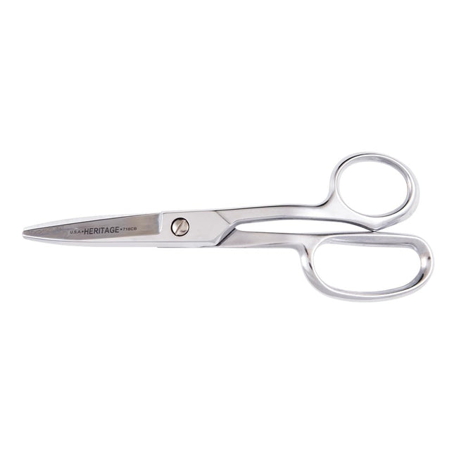 Heavy Duty Shear with Curved Handle and Blunt Tip,
