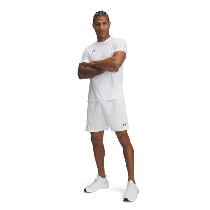 Under Armour Men's Challenger Shorts, (100) White / / Black, 3X-Large