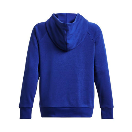 Under Armour Women's Rival Fleece Full Zip Hoodie Zip Sweatshirt, (400) Royal/White, M