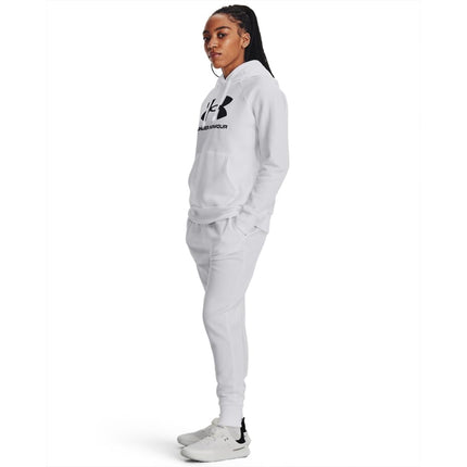 Under Armour Womens Rival Fleece Joggers White XXL