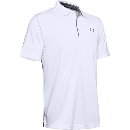 Under Armour Tech Men's Polo Shirt,White/Graphite,4X-Large