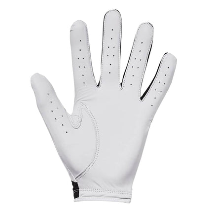 Under Armour Mens 2022 Iso-Chill Cabretta Leather Golf Glove - Black - S