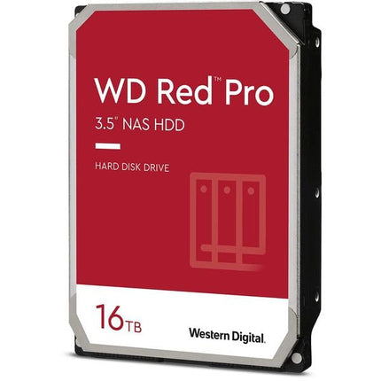 WD Red Pro 16TB NAS 3.5" Internal Hard Drive - 7200 RPM Class, SATA 6 Gb/s, CMR Recording Technology, 512MB Cache