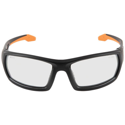 KLEIN TOOLS Safety Glasses, Professional PPE Protective Eyewear with Full Frame and Clear Lens, Scratch Resistant and Anti Fog 60163