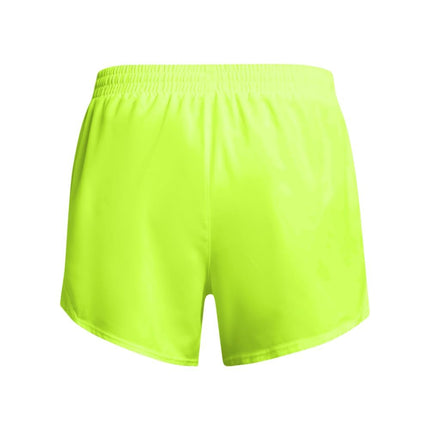 Under Armour Womens Fly By 3'' Shorts Yellow L