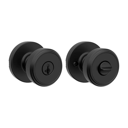 Kwikset Maven Entry Door Knob with Lock and Key, S