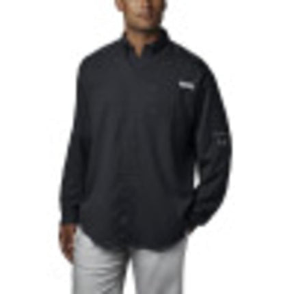 Camisa Columbia PFG Tamiami™ II de manga larga para hombre, negra - 2X Tall