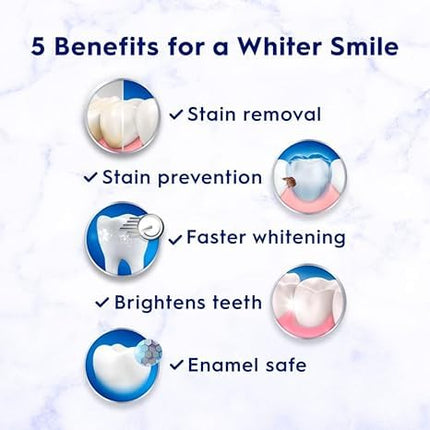 Crest Toothpaste 3D White Brilliance Vibrant Peppermint, 4.1oz (Pack of 3)