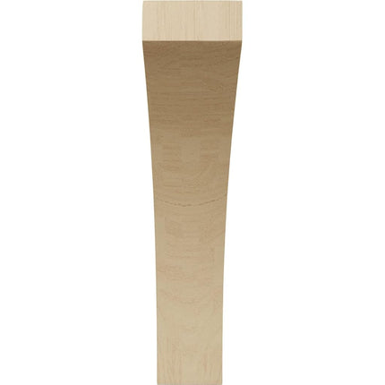 Ekena CORW03X08X14LWRW 3-Inch Width x 8 1/2-Inch Depth x 14-Inch Height Jumbo Lawson Wood Corbel - Rubber Wood