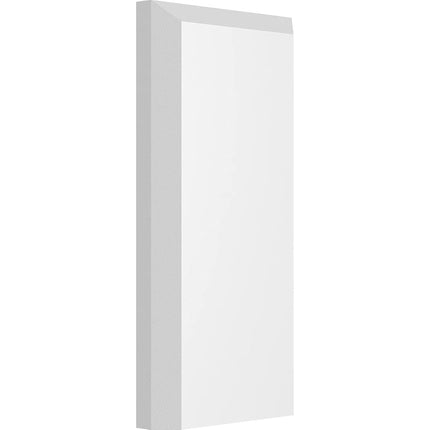 2 1/2"W x 5"H x 1/2"P Standard Foster Plinth Block with Beveled Edge