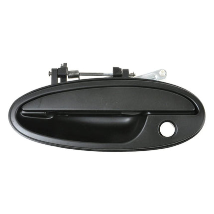 TRQ Front Left Exterior Door Handle Black Drivers 
