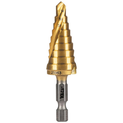 Klein Tools 25963 Step Drill Bit, 1/4 to 3/4-Inch,