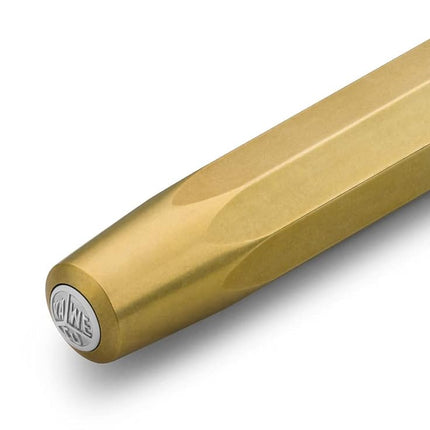 Kaweco BRASS SPORT Fountain Pen I Exclusive Brass Reservoir Pen for Ink Cartridges Including Retro Metal Box I Writing Instrument 13 cm I Nib: EF (Extra Fine)
