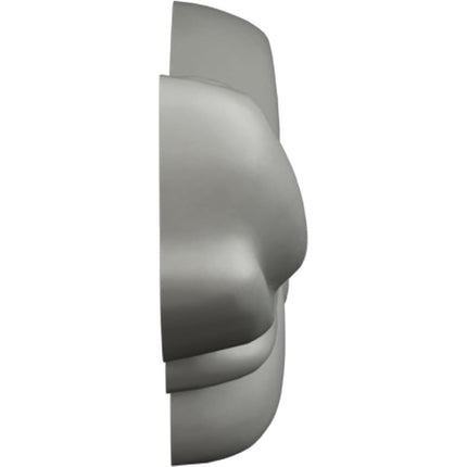 Ekena ONL03X01WA-L 3 W x 1 5/8" H x 1/4" P Wakefield Leaf Scroll Onlay, Left, Primed