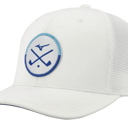 Mizuno Standard Crossed Clubs Meshback Hat White