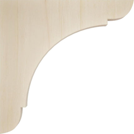 Ekena BKTW01X10X10OLRW 1 3/4-Inch Width x 10-Inch Depth x 10-Inch Height Large Olympic Wood Bracket - Rubber Wood