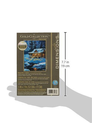 Dimensions Moonlit Cabin, Cotton, Navy
