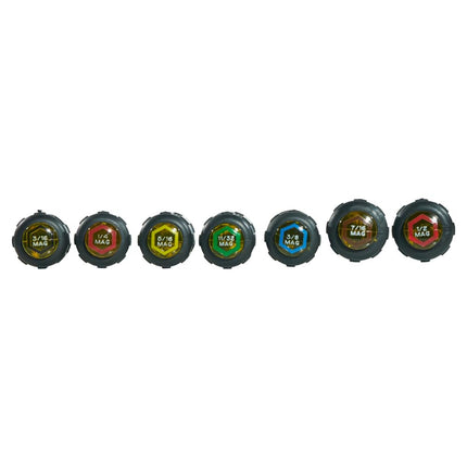 Nut Driver Set, Magnetic 7.6 cm Full Hollow Shaft, Sizes 3/16 to 1/2-Inch, 7 Piece Klein Tools 631M