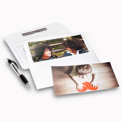 Lineco, Photo File Envelopes 4X6 Inch, Acid-Free, (25/Pack, 8 Packs)