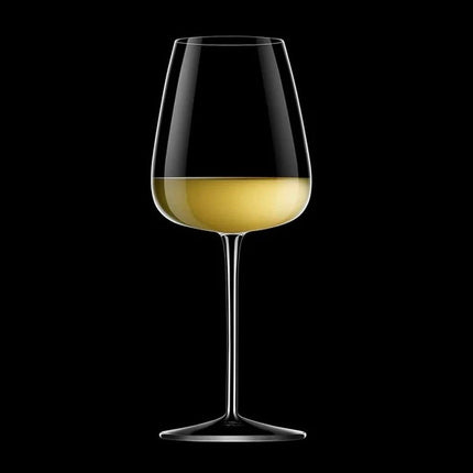 Luigi Bormioli White Wine Glasses Set of 4 - Talismano Crystal Wine Glasses 450ml, Ultra Clear & Durable Dishwasher Safe Glassware with Titanium Reinforced Stems, Gift Box Included, Made In Italy