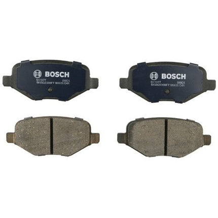 BOSCH BC1377 QuietCast Premium Ceramic Disc Brake Pad Set - Compatible with Select Ford Edge, Explorer, Flex, Police Interceptor Utility, Taurus; Lincoln MKS, MKT, MKX; REAR