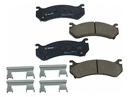 BOSCH BC785 QuietCast Premium Ceramic Disc Brake Pad Set - Compatible with Select Cadillac Escalade; Chevrolet Avalanche, Express, Silverado, Suburban, Tahoe; GMC Savana, Sierra, Yukon XL + More