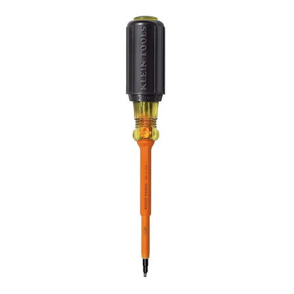 Klein Tools 661-4-INS Insulated Screwdriver, #1 Square Tip with 4-Inch Shank