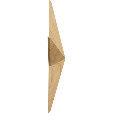 Ekena Millwork ROS05X05GLMA Galveston Star Rosette, 5-Inch x 5-Inch x 3/4-Inch, Maple