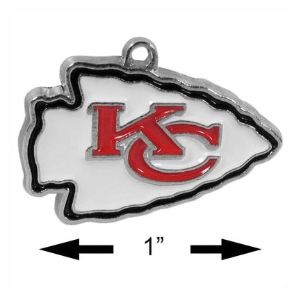 Siskiyou Sports NFL Kansas City Chiefs Women's Chrome Dangle Earrings