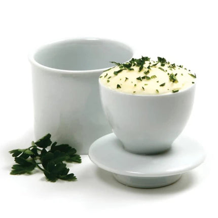 Norpro Porcelain White Butter Keeper