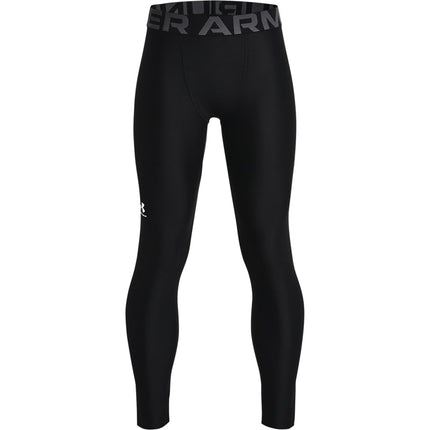 Under Armour UA HG Armour Leggings - Leggings - Bottoms - Black/White - Size: YSM