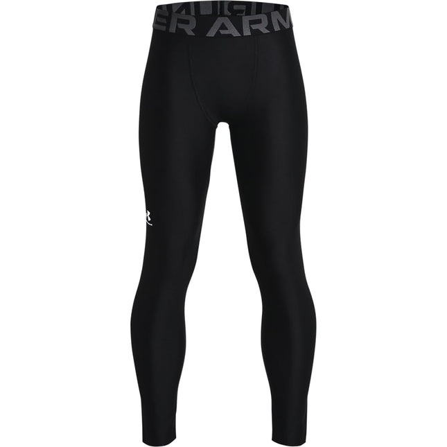 Under Armour UA HG Armour Leggings - Leggings - Bottoms - Black/White - Size: YSM