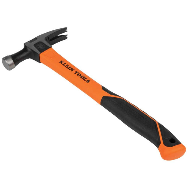 Klein Tools H80718 Straight-Claw Hammer with Smoot
