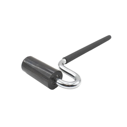Big Horn 19600 Long Handle J-Roller with Rubber Roller