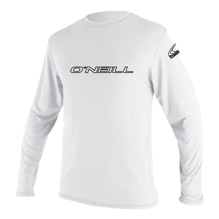 O' NEILL Unisex-Youth Basic Skins 50+ Long Sleeve Sun Shirt, White, 14