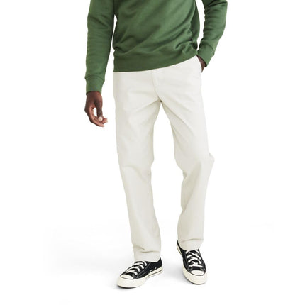 Dockers Pantalón chino de hombre ajuste clásico perfecto, (Nuevo) Caqui Porcelana, 42Wx30L