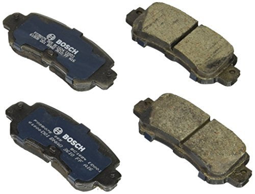 BOSCH BC1624 QuietCast Premium Ceramic Disc Brake Pad Set - Compatible with Select Mazda CX-3, CX-5; REAR
