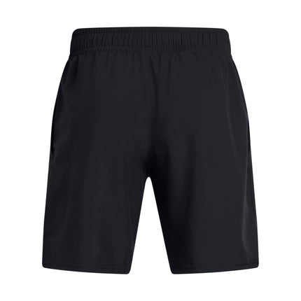 Under Armour Men's Woven Wordmark Shorts, (004) Black / / Morph Green, 3X-Large