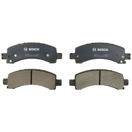 BOSCH BC974 QuietCast Premium Ceramic Disc Brake Pad Set- Compatible with Select Cadillac Escalade; Chevrolet Avalanche, Express 2500/3500, Suburban, Tahoe; GMC Savana 2500/3500, Yukon, Yukon XL; REAR