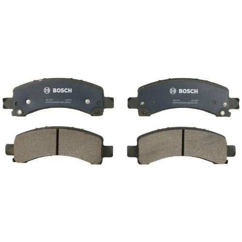 BOSCH BC974 QuietCast Premium Ceramic Disc Brake Pad Set- Compatible with Select Cadillac Escalade; Chevrolet Avalanche, Express 2500/3500, Suburban, Tahoe; GMC Savana 2500/3500, Yukon, Yukon XL; REAR
