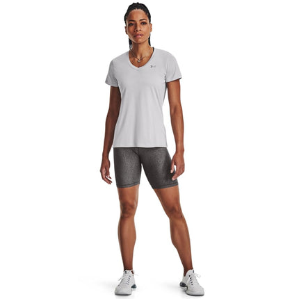Under Armour Women Tech Short Sleeve V - Twist, Ladies T Shirt Made of 4-Way Stretch Fabric, Ultra-light & Breathable Running Apparel