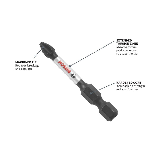 BOSCH ITPH2601 1-Piece 6 in. Phillips #2 Impact Tough Screwdriving Power Bit