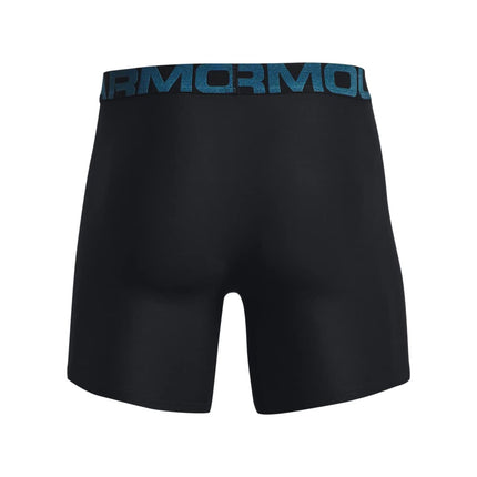 Under Armour Men's Multi-Pack Standard Tech 6" Inseam Boxer Brief, (006) Black / / Static Blue, XS