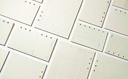 A6 Planner Refill Spiral Notebook Refill 6 Ring Bi