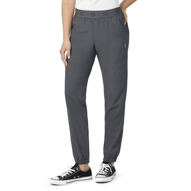 WonderWink Pro Women's Slim Cargo Jogger - Grey - 